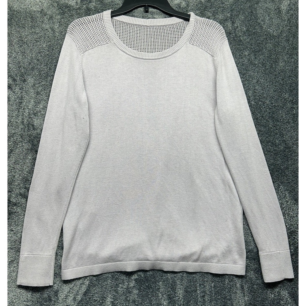 Lululemon Womens Size 8 Purple Long Sleeve Back to Balance Sweater (T5)